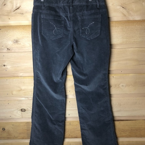 corduroys grey embellished pockets size 12 Style & Co - Picture 2 of 8